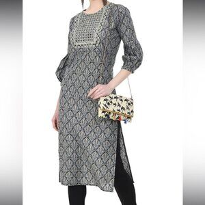 NWT    AnjuShree Choice Women Indian Kurtis for women   Size Large